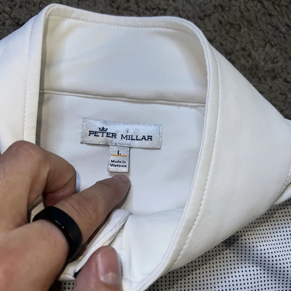 Peter Millar 1/4 Zip Men's Size L Perth Ombré Performance Southern Hills